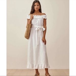 NWT Reformation Sycamore Dress - Linen